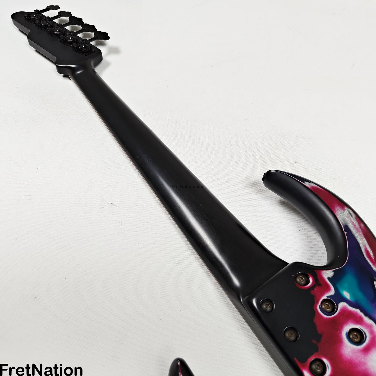 Fret Nation James Tyler 5-String Bass Psychedelic Vomit 8.60lbs - Pre-Owned