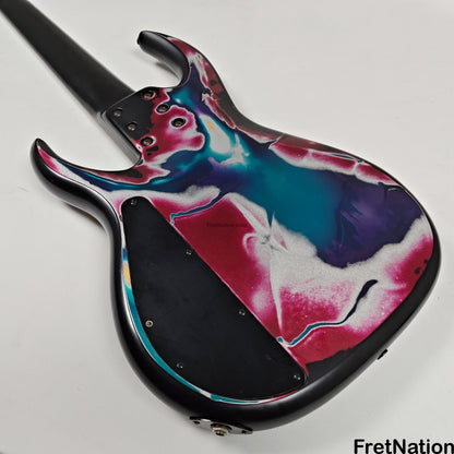 Fret Nation James Tyler 5-String Bass Psychedelic Vomit 8.60lbs - Pre-Owned