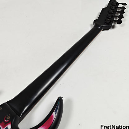 Fret Nation James Tyler 5-String Bass Psychedelic Vomit 8.60lbs - Pre-Owned