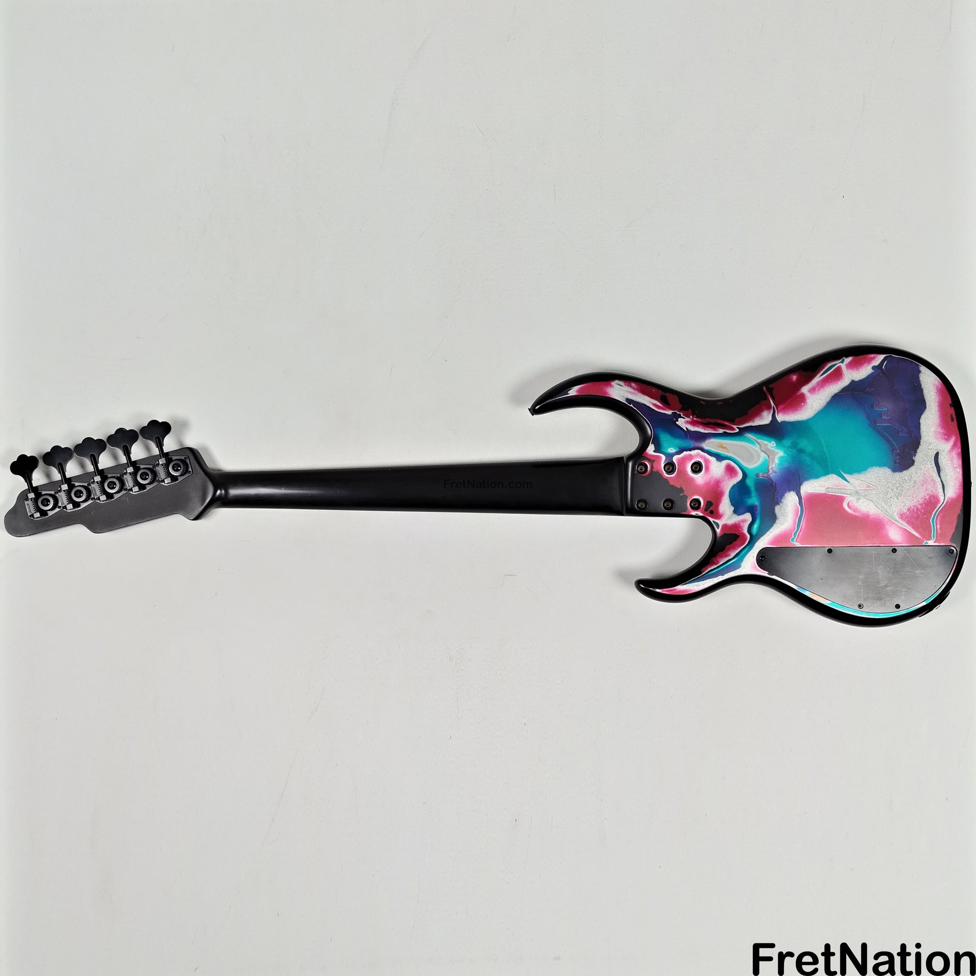 Fret Nation James Tyler 5-String Bass Psychedelic Vomit 8.60lbs - Pre-Owned