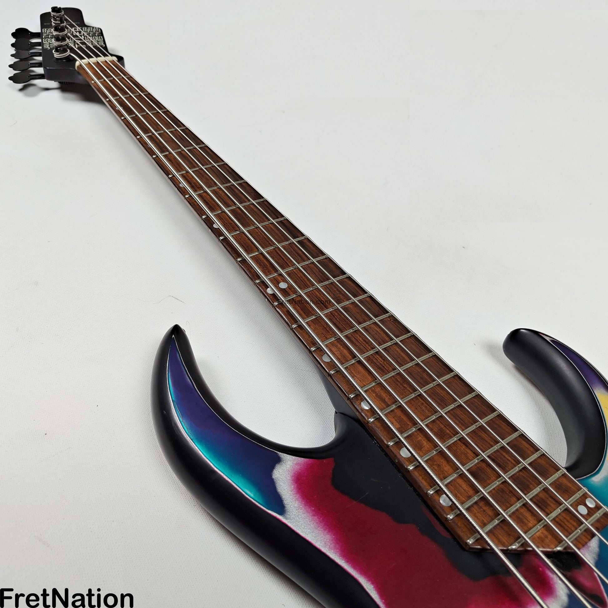 Fret Nation James Tyler 5-String Bass Psychedelic Vomit 8.60lbs - Pre-Owned