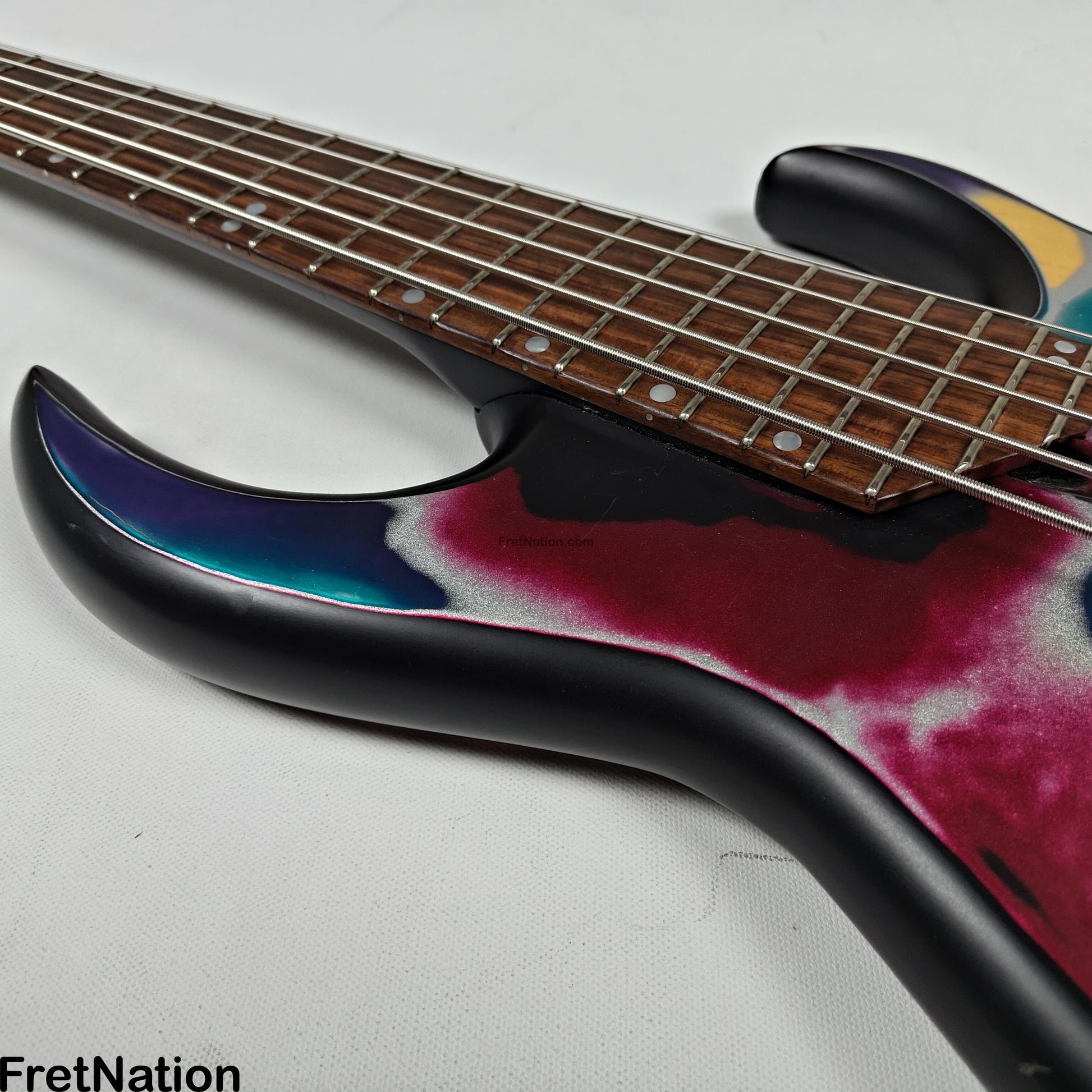 Fret Nation James Tyler 5-String Bass Psychedelic Vomit 8.60lbs - Pre-Owned