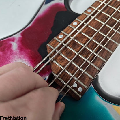 Fret Nation James Tyler 5-String Bass Psychedelic Vomit 8.60lbs - Pre-Owned