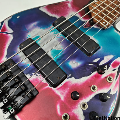 Fret Nation James Tyler 5-String Bass Psychedelic Vomit 8.60lbs - Pre-Owned