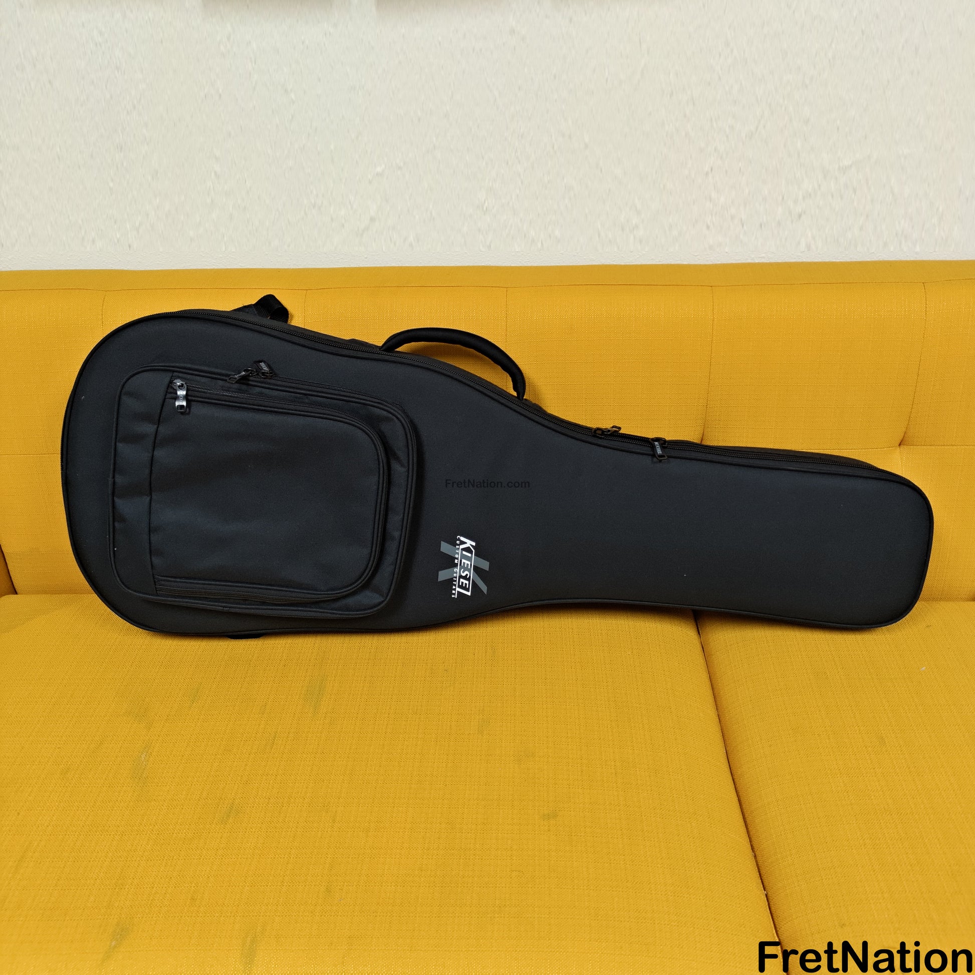 Fret Nation Kiesel O2BM6 6-String Headless Multi-Scale Bass Walnut 9.46lbs #172026 - Pre-Owned