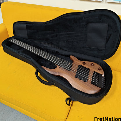 Fret Nation Kiesel O2BM6 6-String Headless Multi-Scale Bass Walnut 9.46lbs #172026 - Pre-Owned