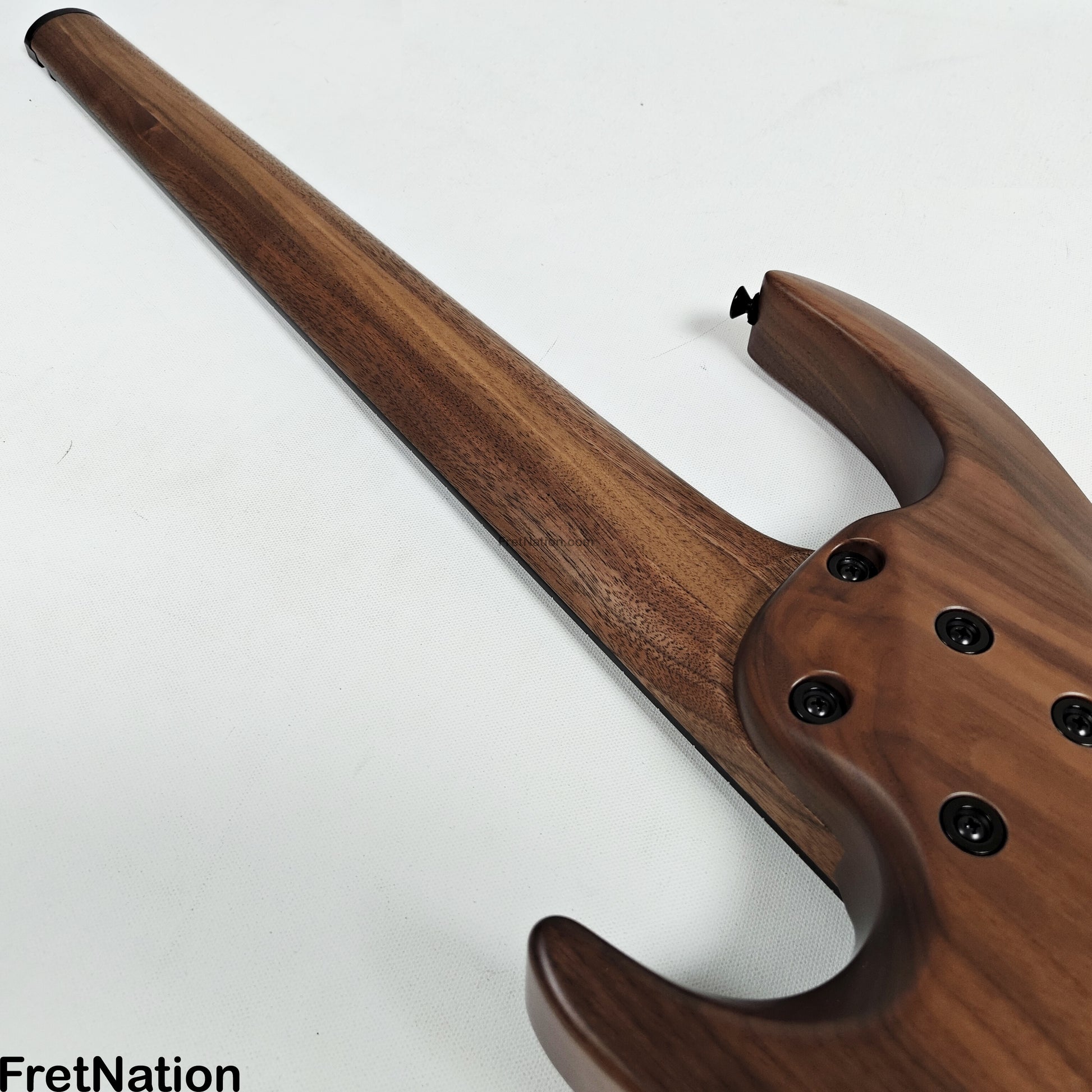 Fret Nation Kiesel O2BM6 6-String Headless Multi-Scale Bass Walnut 9.46lbs #172026 - Pre-Owned