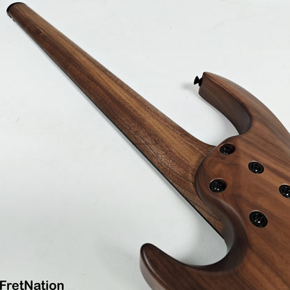 Fret Nation Kiesel O2BM6 6-String Headless Multi-Scale Bass Walnut 9.46lbs #172026 - Pre-Owned