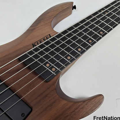 Fret Nation Kiesel O2BM6 6-String Headless Multi-Scale Bass Walnut 9.46lbs #172026 - Pre-Owned