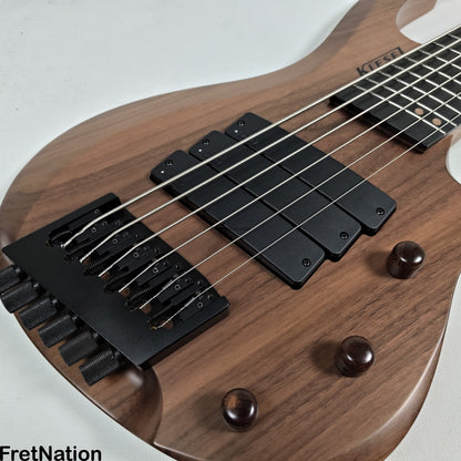 Fret Nation Kiesel O2BM6 6-String Headless Multi-Scale Bass Walnut 9.46lbs #172026 - Pre-Owned