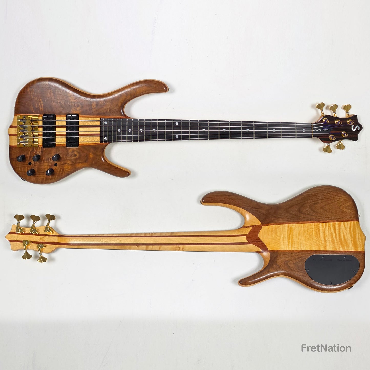 Ken Smith BSR-5TN Black Tiger 5-String Bass 2001 - 10.12lbs #5TN205701-20 Pre-Owned
