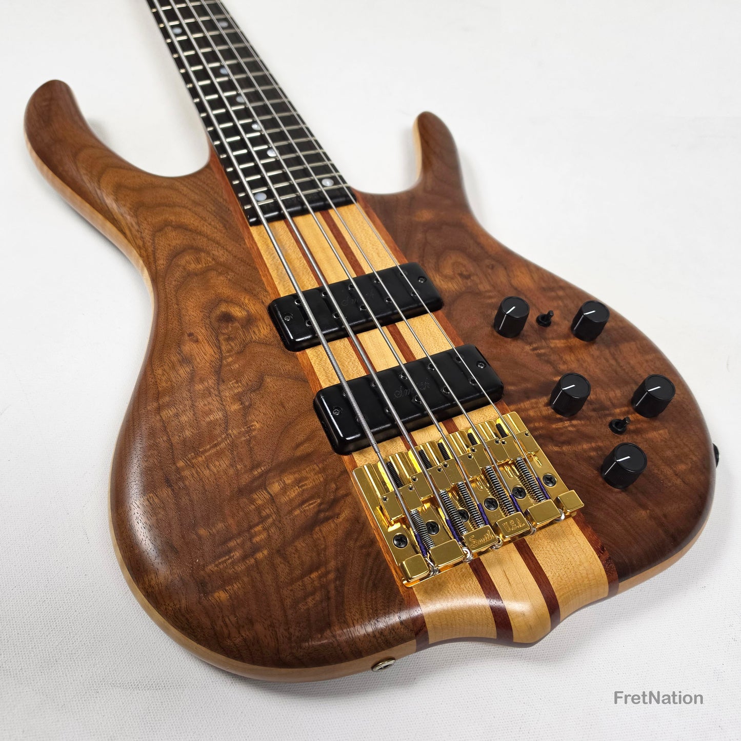 Ken Smith BSR-5TN Black Tiger 5-String Bass 2001 - 10.12lbs #5TN205701-20 Pre-Owned