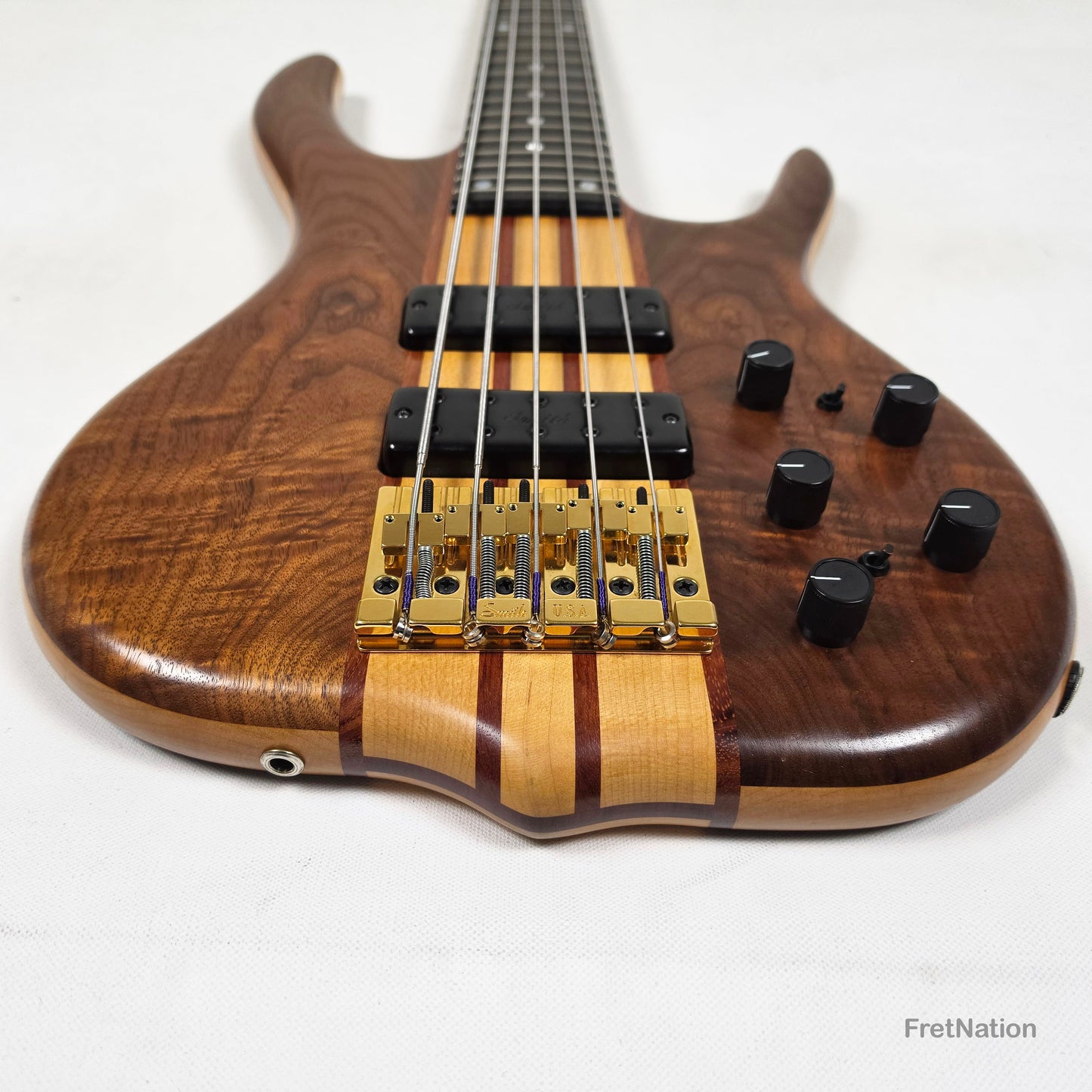 Ken Smith BSR-5TN Black Tiger 5-String Bass 2001 - 10.12lbs #5TN205701-20 Pre-Owned