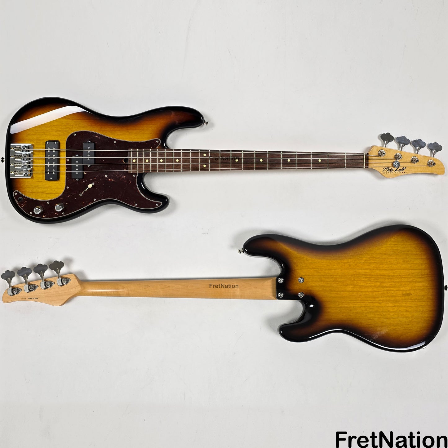 Fret Nation Mike Lull PJ Special 4-String 3-Tone Sunburst P-Bass - 7.76lbs #2580 Pre-Owned