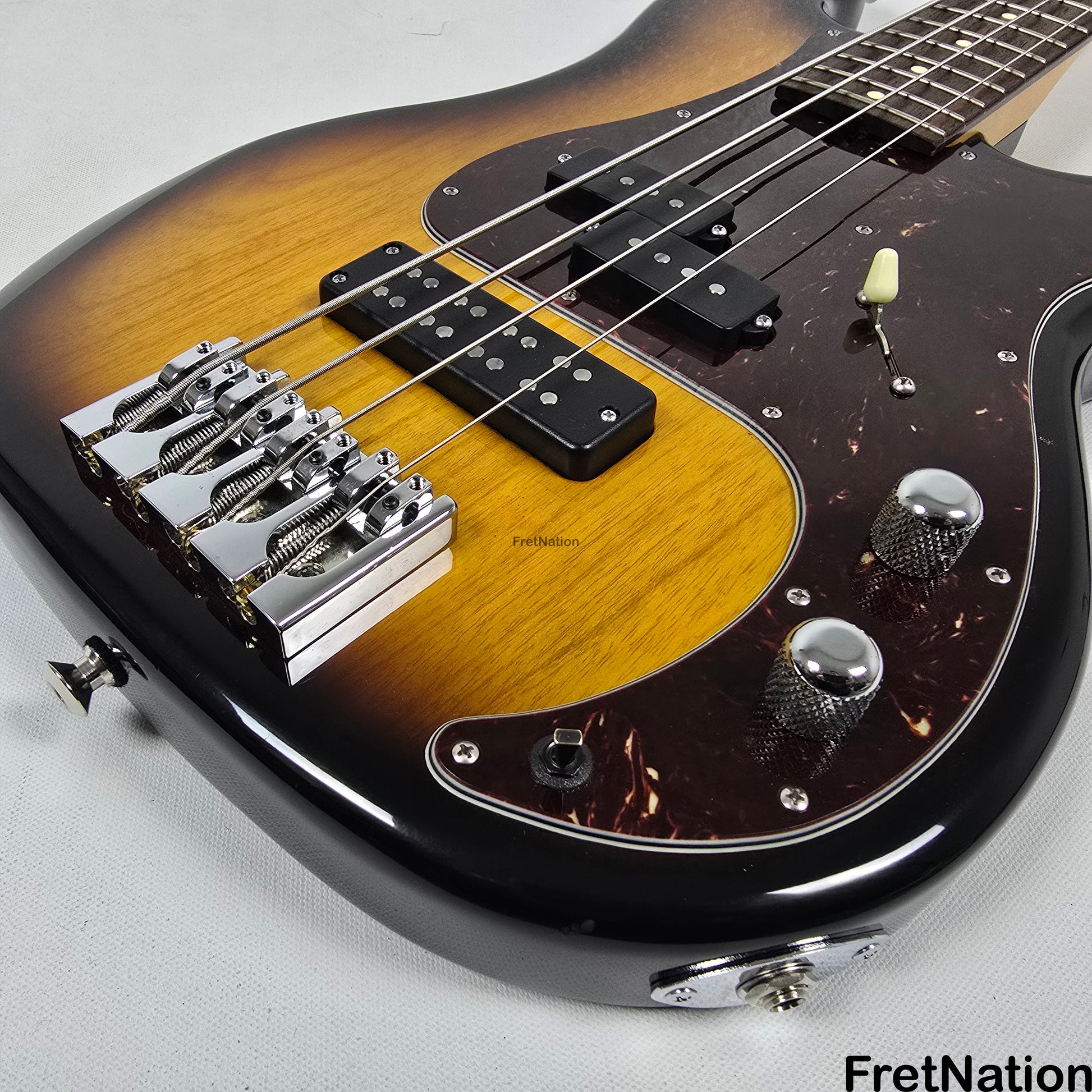 Fret Nation Mike Lull PJ Special 4-String 3-Tone Sunburst P-Bass - 7.76lbs #2580 Pre-Owned