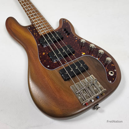 Fret Nation McGrath Thunderhorse IV 4-String Bass Nordstrand Big Splits - Whiskey 7.94lbs - Pre-Owned