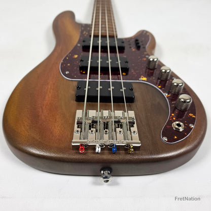 Fret Nation McGrath Thunderhorse IV 4-String Bass Nordstrand Big Splits - Whiskey 7.94lbs - Pre-Owned