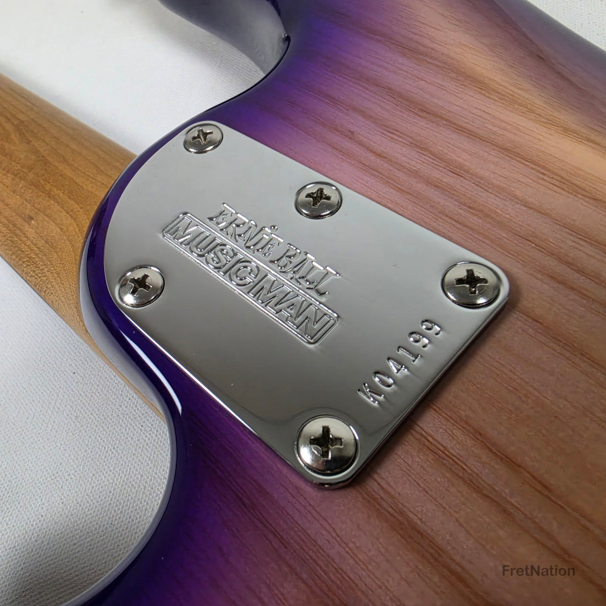 Music Man Ernie Ball Music Man StingRay Special 4-String Bass Purple Sunset SR4H 8.14lbs K04199 - Pre-Owned