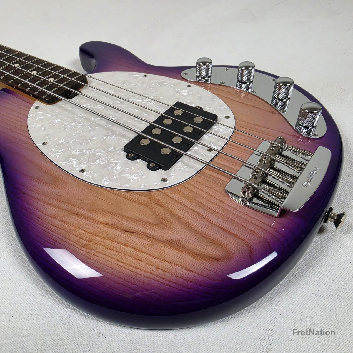Music Man Ernie Ball Music Man StingRay Special 4-String Bass Purple Sunset SR4H 8.14lbs K04199 - Pre-Owned