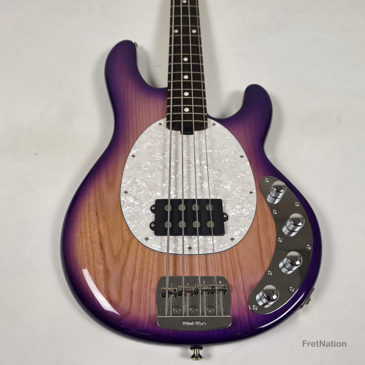 Music Man Ernie Ball Music Man StingRay Special 4-String Bass Purple Sunset SR4H 8.14lbs K04199 - Pre-Owned