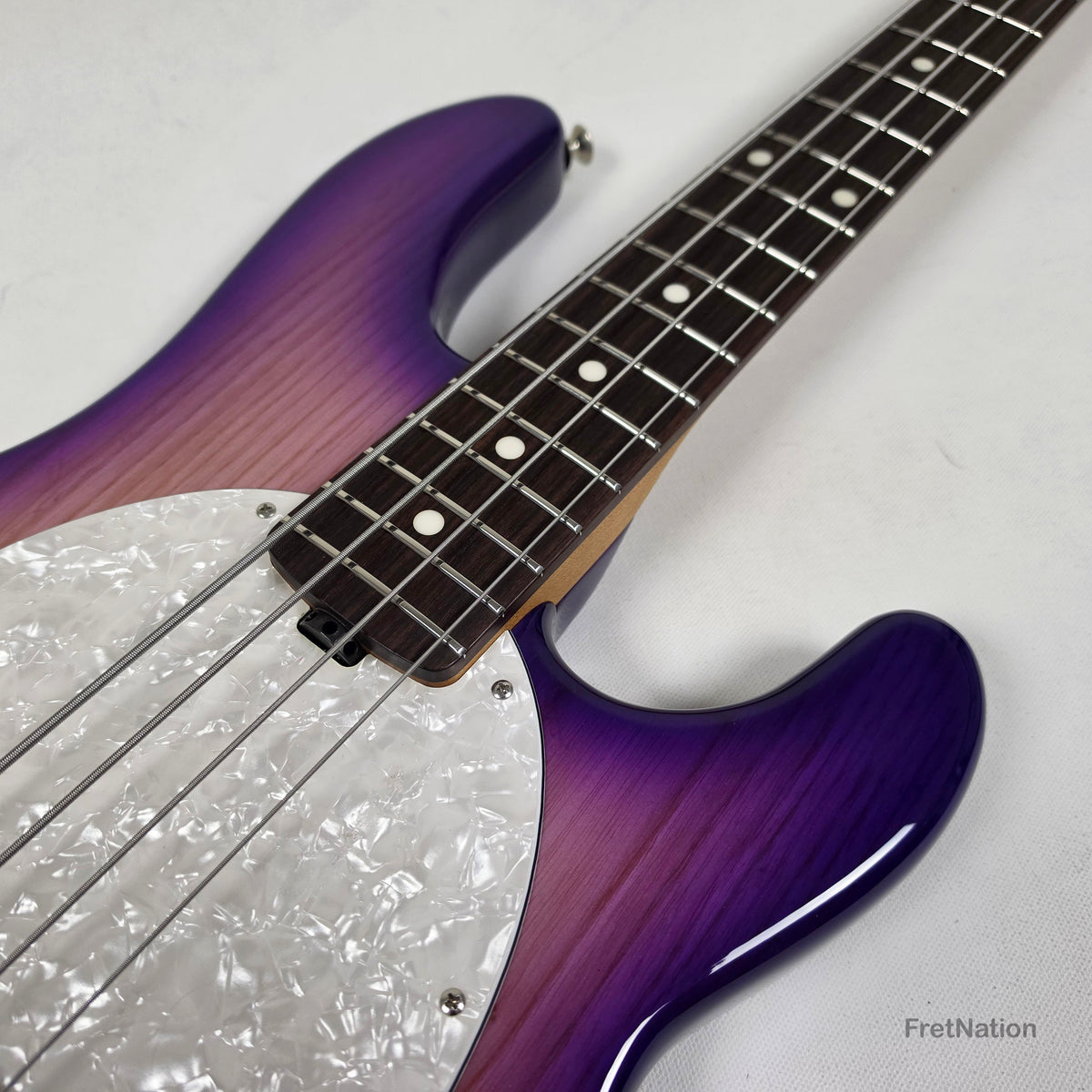 Music Man Ernie Ball Music Man StingRay Special 4-String Bass Purple Sunset SR4H 8.14lbs K04199 - Pre-Owned