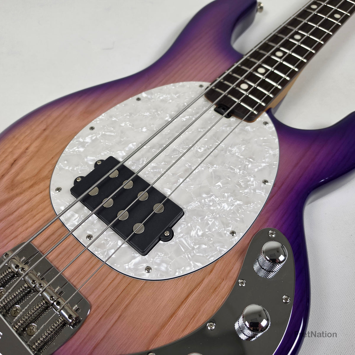 Music Man Ernie Ball Music Man StingRay Special 4-String Bass Purple Sunset SR4H 8.14lbs K04199 - Pre-Owned