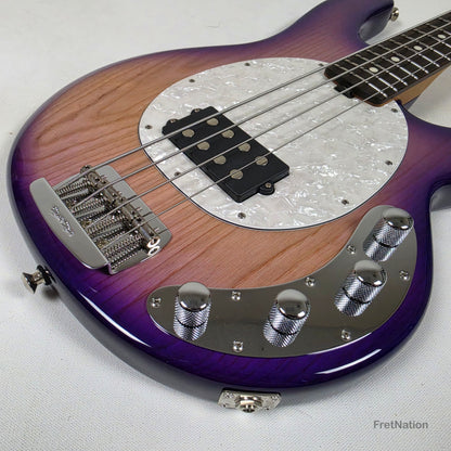 Music Man Ernie Ball Music Man StingRay Special 4-String Bass Purple Sunset SR4H 8.14lbs K04199 - Pre-Owned