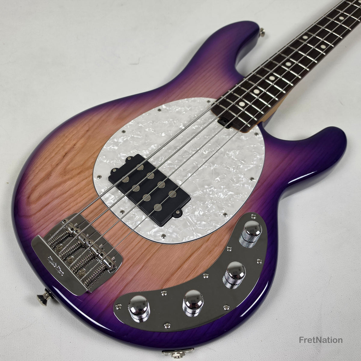 Music Man Ernie Ball Music Man StingRay Special 4-String Bass Purple Sunset SR4H 8.14lbs K04199 - Pre-Owned