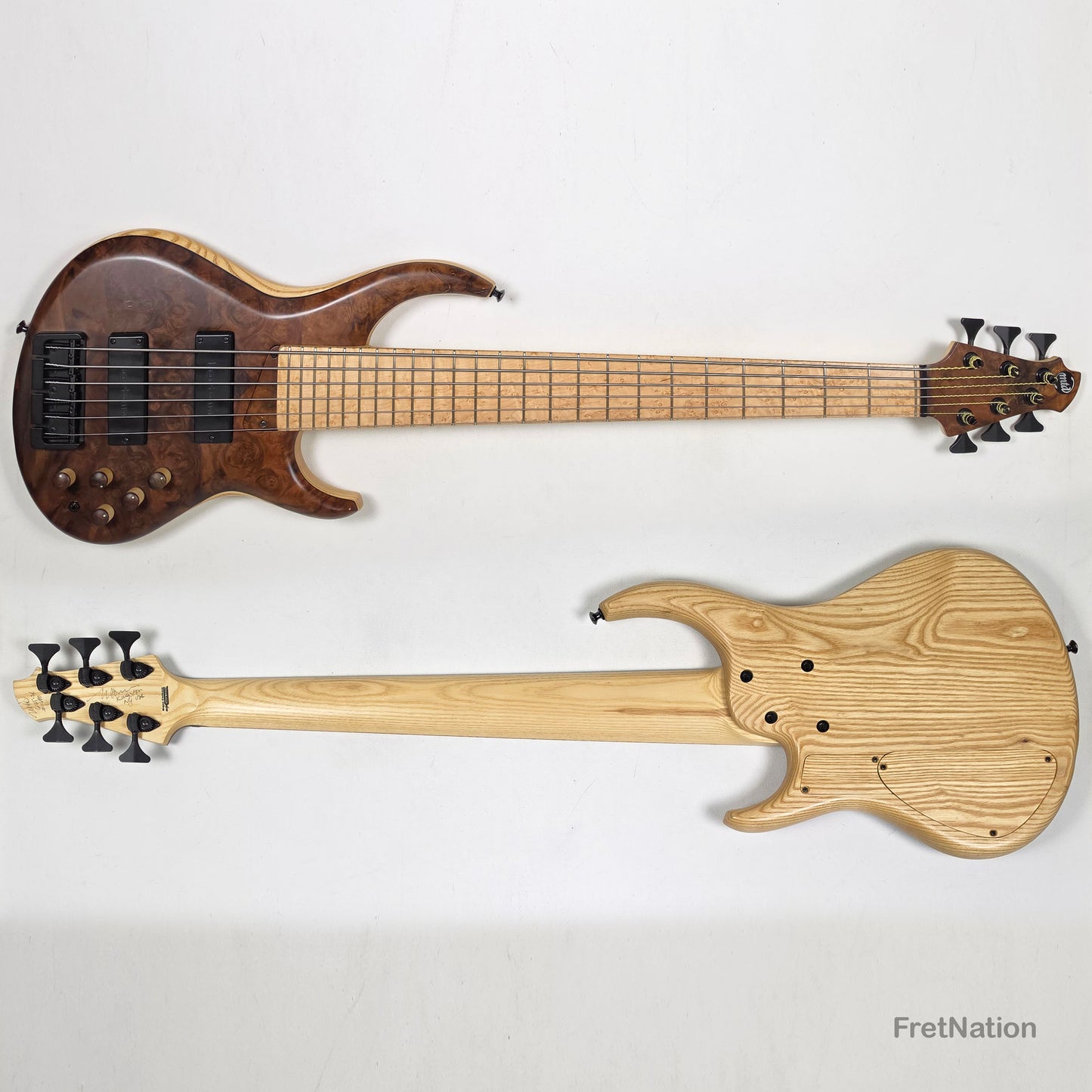 MTD 635-24 6-String 35" Scale Walnut Burl Ash - 10.22lbs #1690 2008 Pre-Owned