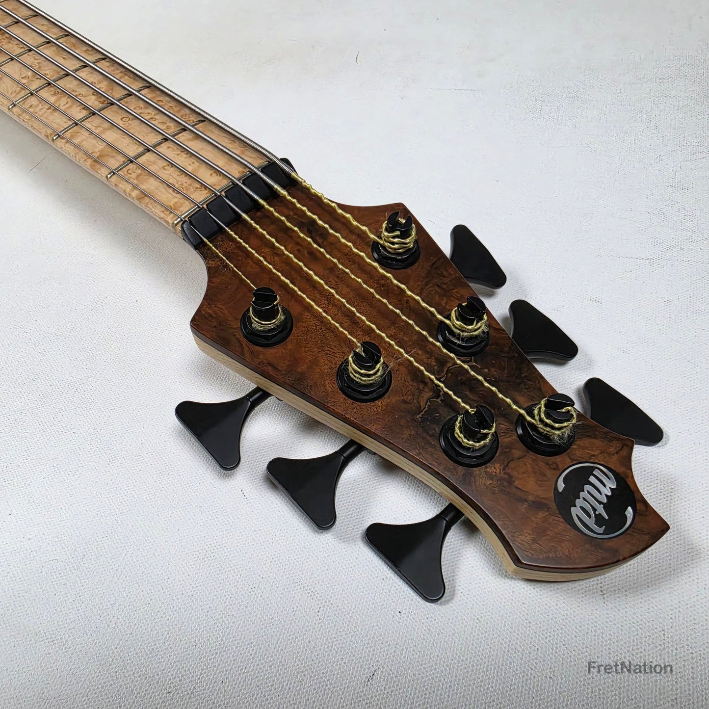 MTD 635-24 6-String 35" Scale Walnut Burl Ash - 10.22lbs #1690 2008 Pre-Owned