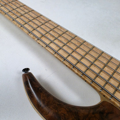 MTD 635-24 6-String 35" Scale Walnut Burl Ash - 10.22lbs #1690 2008 Pre-Owned