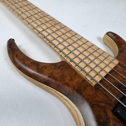 MTD 635-24 6-String 35" Scale Walnut Burl Ash - 10.22lbs #1690 2008 Pre-Owned
