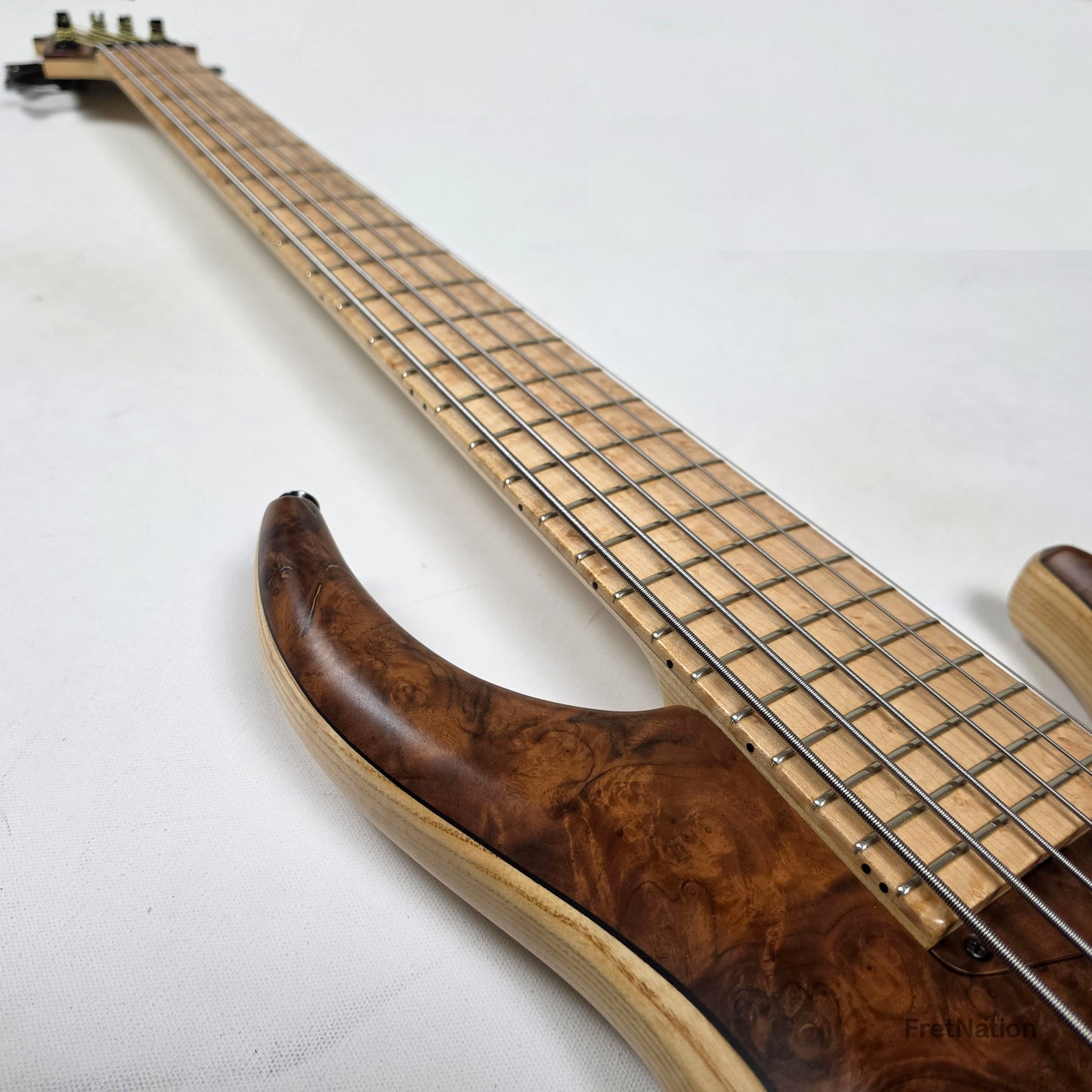 MTD 635-24 6-String 35" Scale Walnut Burl Ash - 10.22lbs #1690 2008 Pre-Owned