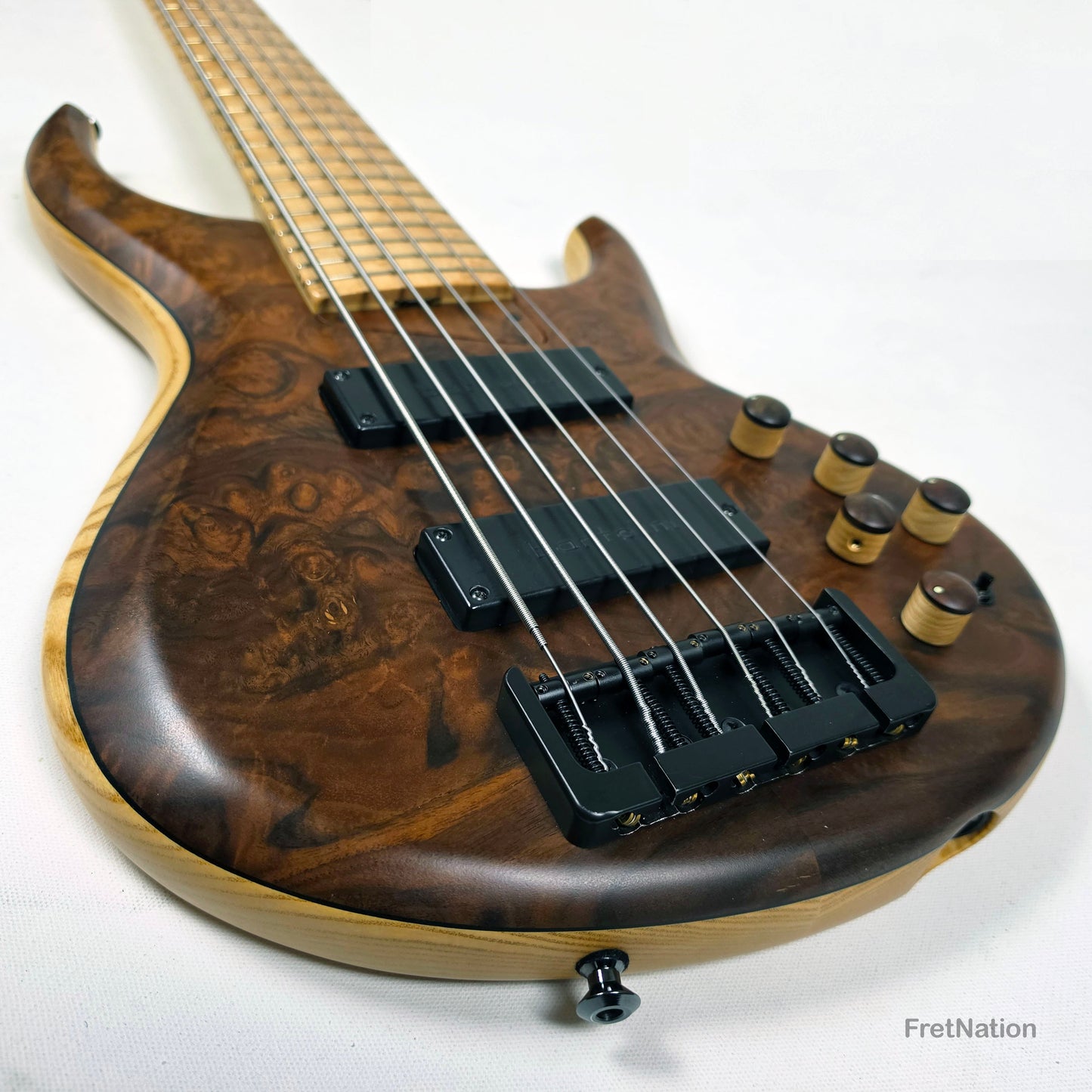 MTD 635-24 6-String 35" Scale Walnut Burl Ash - 10.22lbs #1690 2008 Pre-Owned