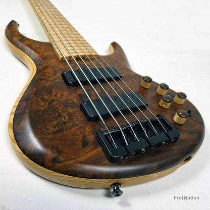 MTD 635-24 6-String 35" Scale Walnut Burl Ash - 10.22lbs #1690 2008 Pre-Owned