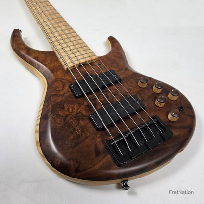 MTD 635-24 6-String 35" Scale Walnut Burl Ash - 10.22lbs #1690 2008 Pre-Owned