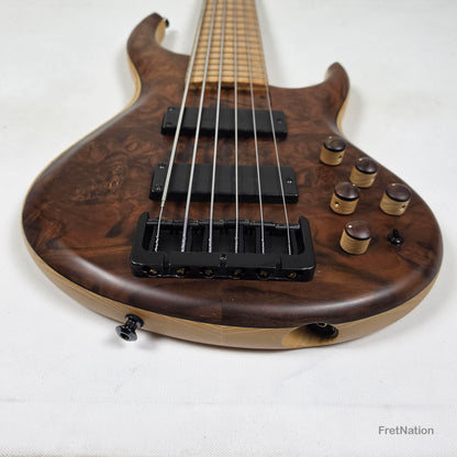MTD 635-24 6-String 35" Scale Walnut Burl Ash - 10.22lbs #1690 2008 Pre-Owned