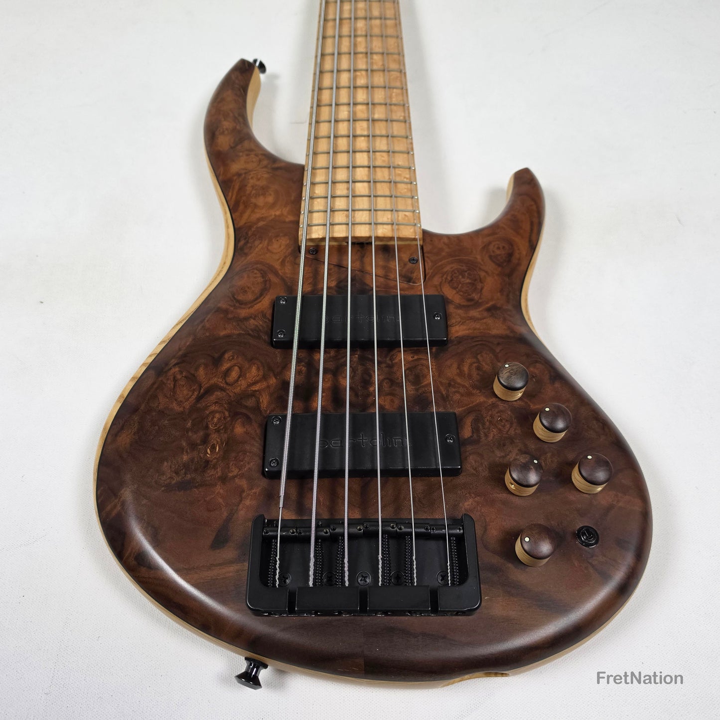 MTD 635-24 6-String 35" Scale Walnut Burl Ash - 10.22lbs #1690 2008 Pre-Owned
