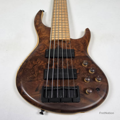 MTD 635-24 6-String 35" Scale Walnut Burl Ash - 10.22lbs #1690 2008 Pre-Owned