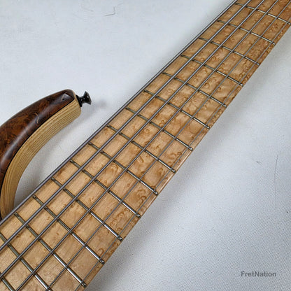MTD 635-24 6-String 35" Scale Walnut Burl Ash - 10.22lbs #1690 2008 Pre-Owned