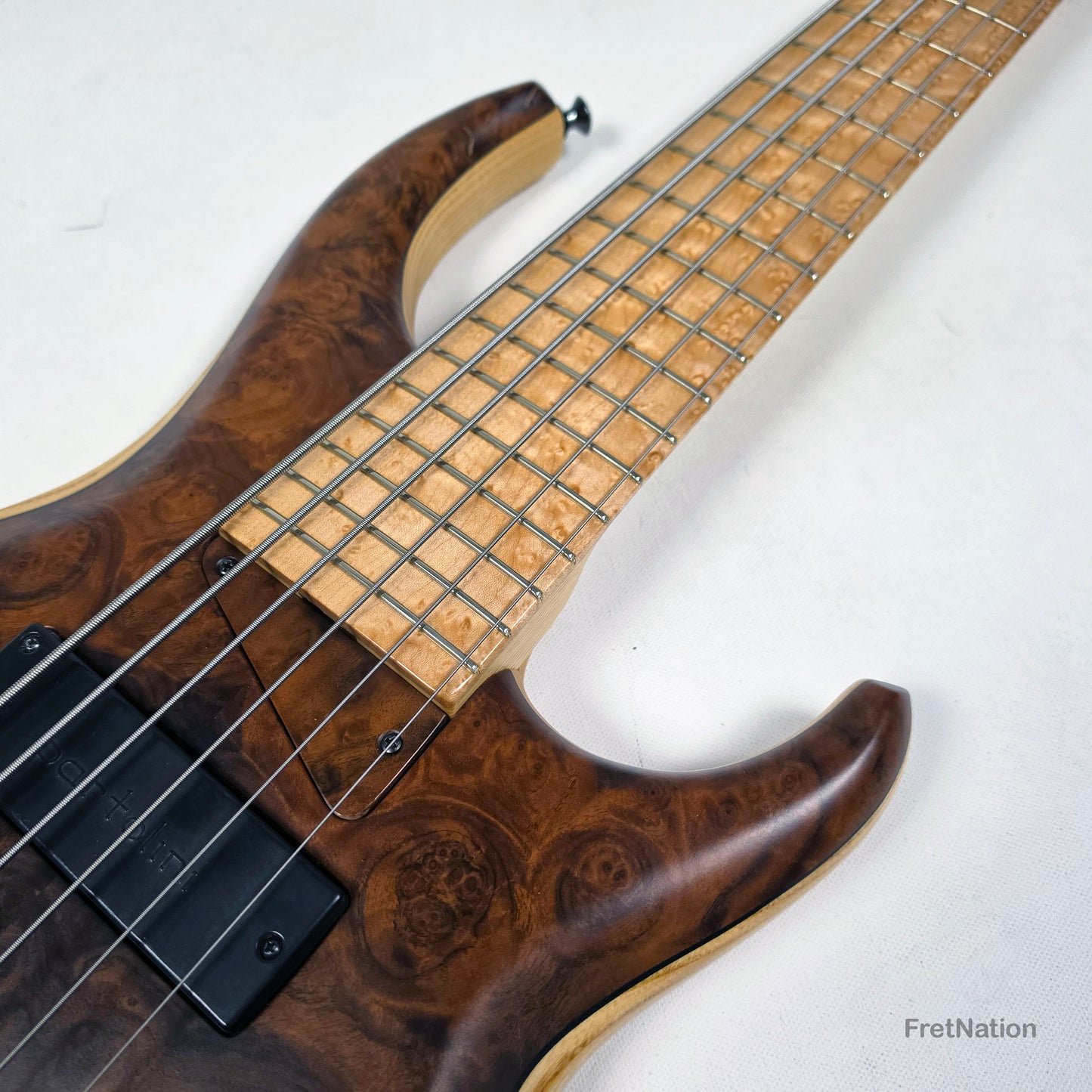 MTD 635-24 6-String 35" Scale Walnut Burl Ash - 10.22lbs #1690 2008 Pre-Owned