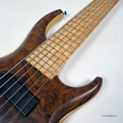 MTD 635-24 6-String 35" Scale Walnut Burl Ash - 10.22lbs #1690 2008 Pre-Owned