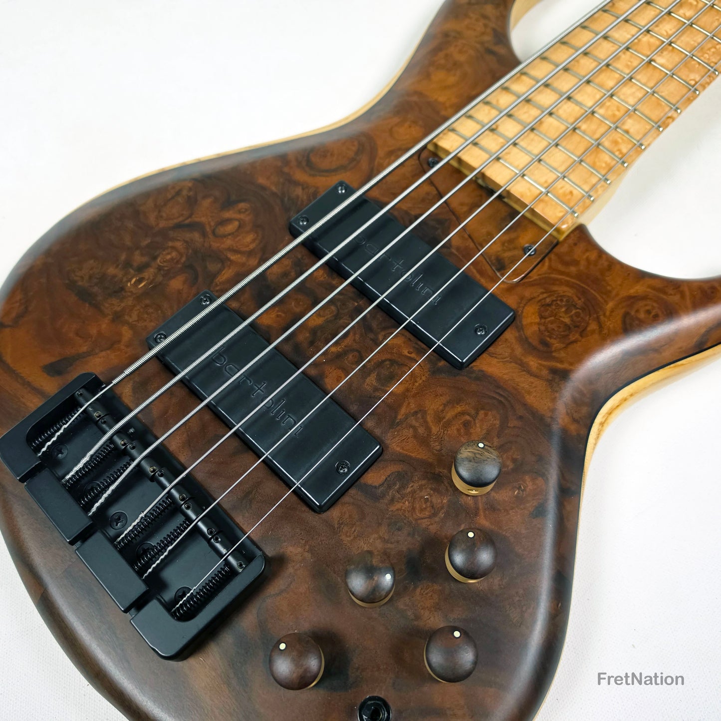 MTD 635-24 6-String 35" Scale Walnut Burl Ash - 10.22lbs #1690 2008 Pre-Owned