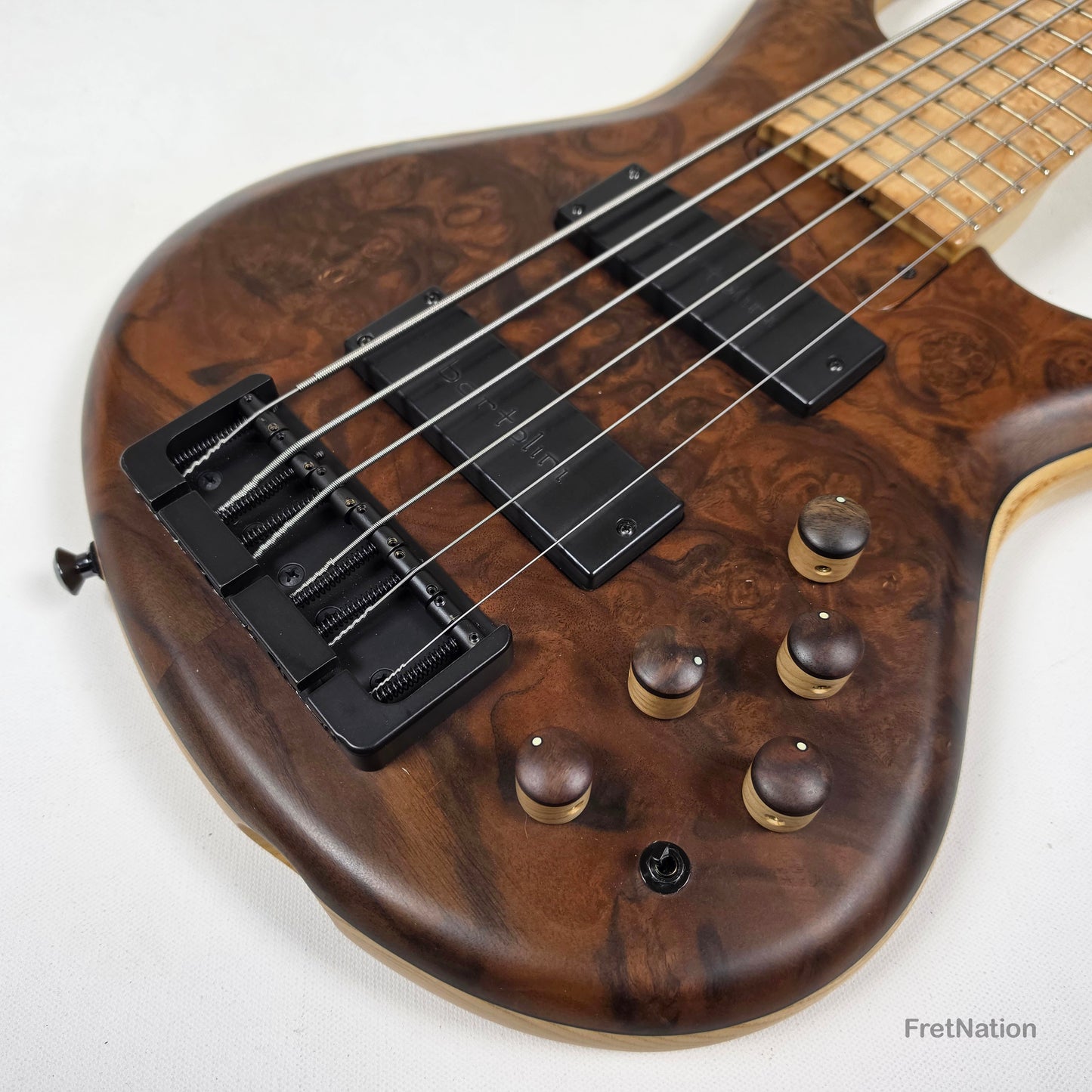 MTD 635-24 6-String 35" Scale Walnut Burl Ash - 10.22lbs #1690 2008 Pre-Owned