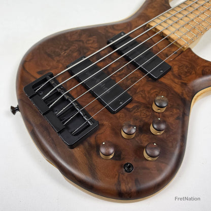 MTD 635-24 6-String 35" Scale Walnut Burl Ash - 10.22lbs #1690 2008 Pre-Owned