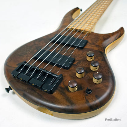 MTD 635-24 6-String 35" Scale Walnut Burl Ash - 10.22lbs #1690 2008 Pre-Owned