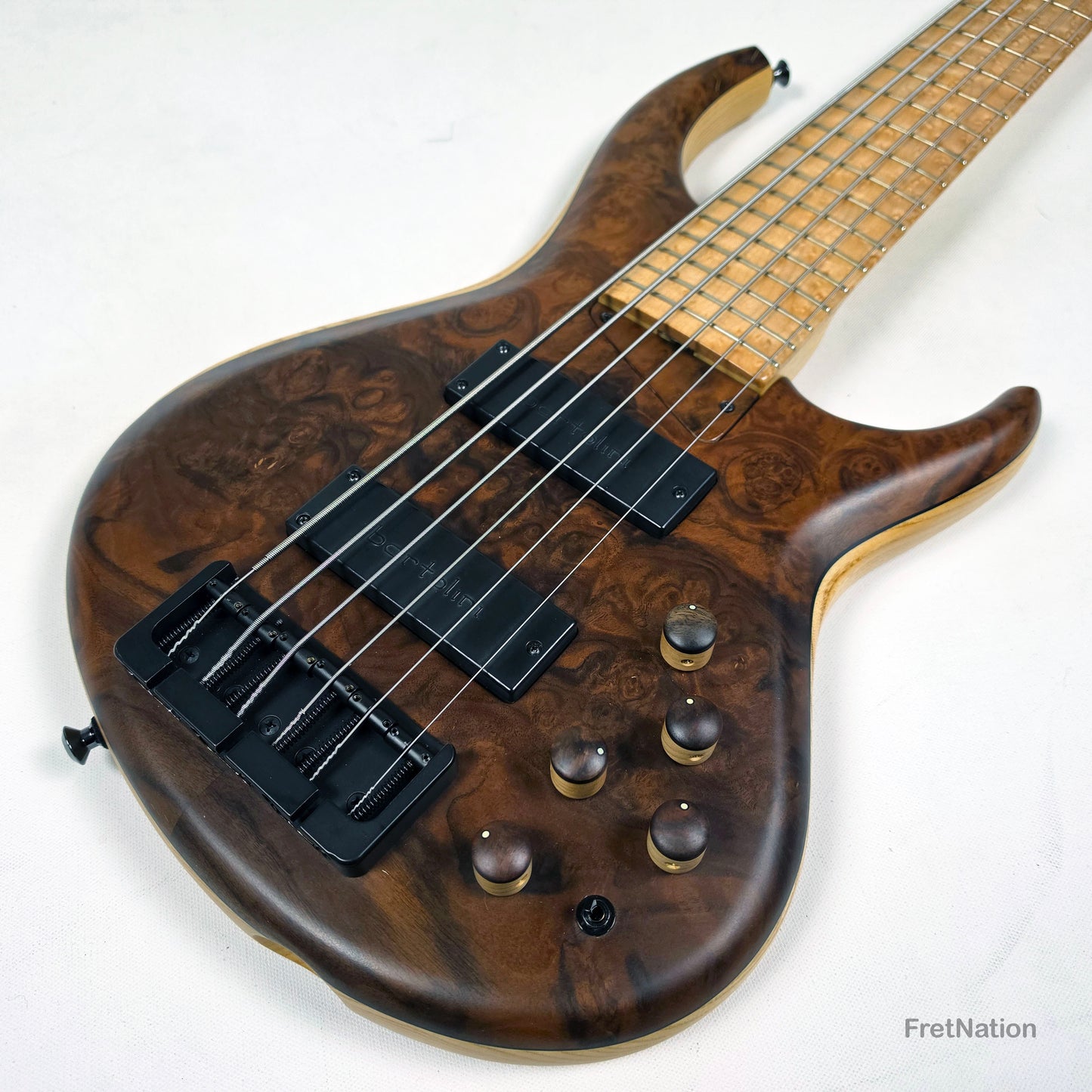 MTD 635-24 6-String 35" Scale Walnut Burl Ash - 10.22lbs #1690 2008 Pre-Owned
