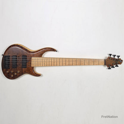 MTD 635-24 6-String 35" Scale Walnut Burl Ash - 10.22lbs #1690 2008 Pre-Owned
