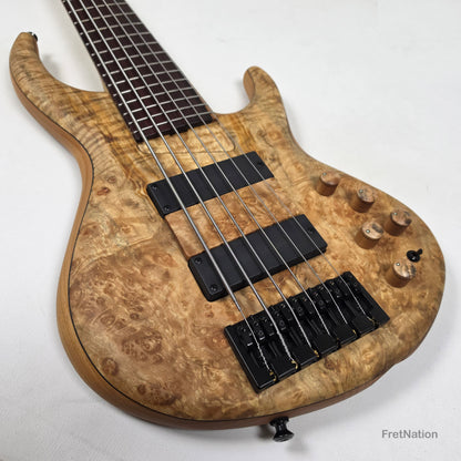 MTD 635-24 6-String 35" Scale Maple Burl 10-Top - 9.26lbs #4022 NAMM 2026 Pre-Owned