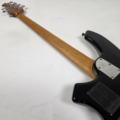 Music Man Ernie Ball Music Man John Myung Bongo HH 6-String Bass Black 8.56lbs S08050 - Pre-Owned